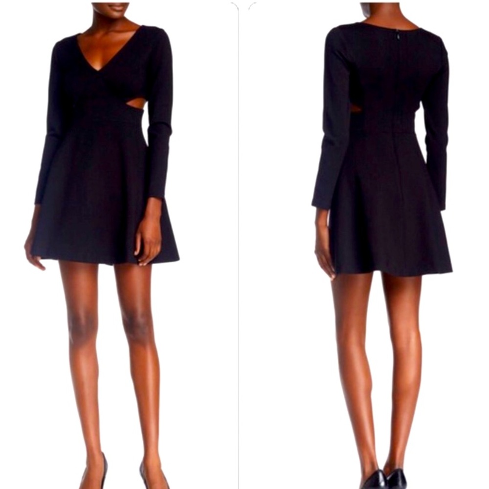 Halston Heritage V-Triangle Slit Dress (BRAND NEW)